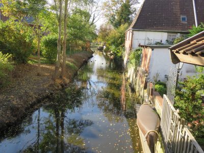 Alter Hafen am Rosengarten in Wilster