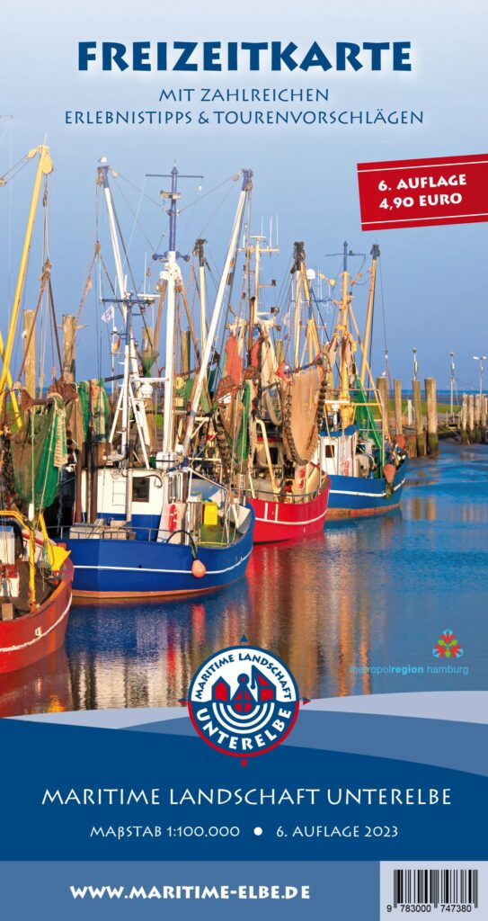 Nach viel Arbeit ist die Freizeitkarte der Maritimen Landschaft Unterelbe als 6. Auflage bei uns erhältlich.
